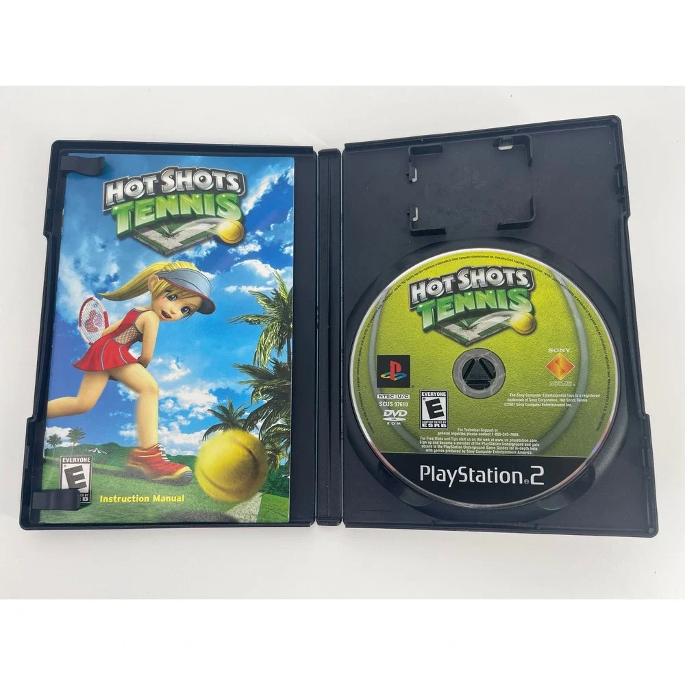 Sony Hot Shots Tennis PS2 Excellent Sports Video Game 2007